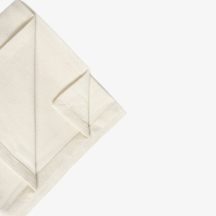 Organic Cotton Yoga Blanket - Natural White