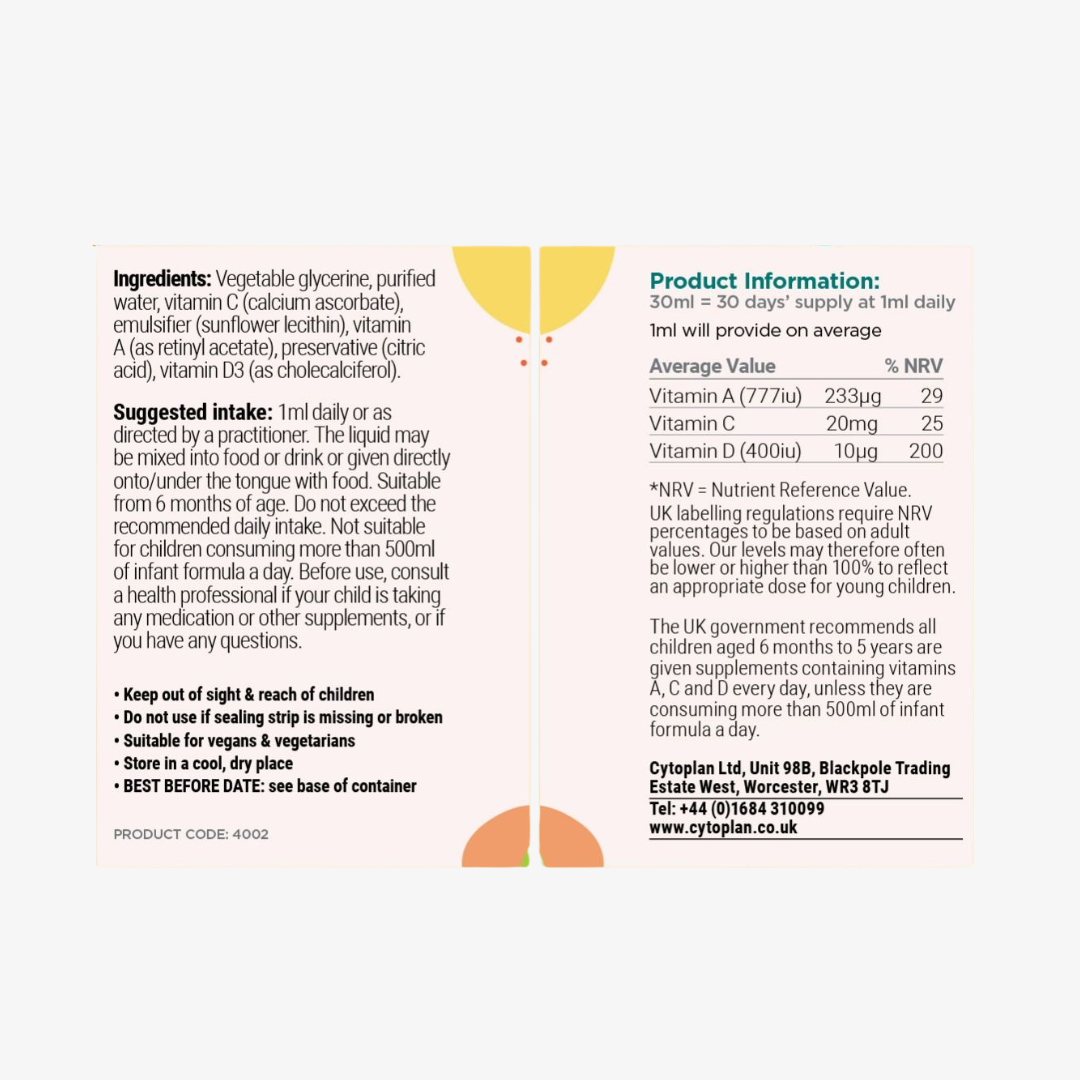 Organic Children Scent Free Sun Cream SPF30