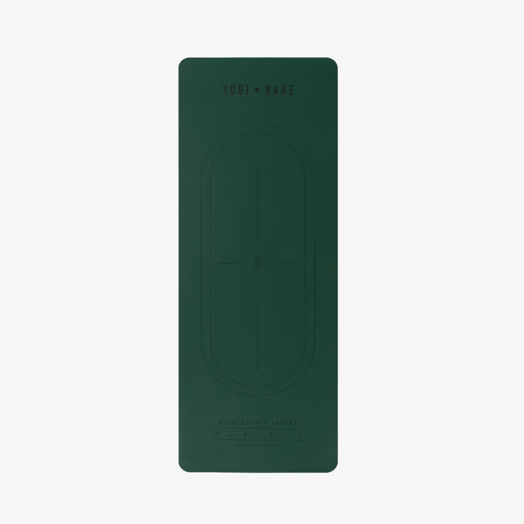 Original Paws Grip Yoga Mat - Wild Forest Green