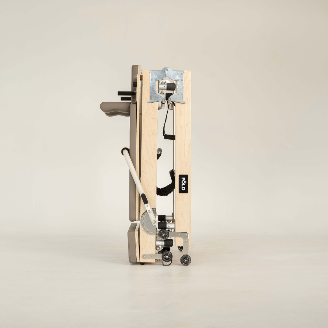 Original FOLD Reformer - With Easi-Fold Maple Oak - Mocha