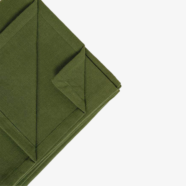 Organic Cotton Yoga Blanket - Green