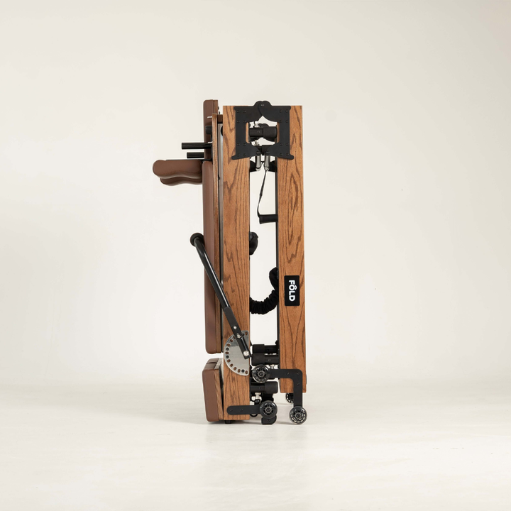 Original FOLD Reformer - With Easi-Fold Red Oak - Chocolate