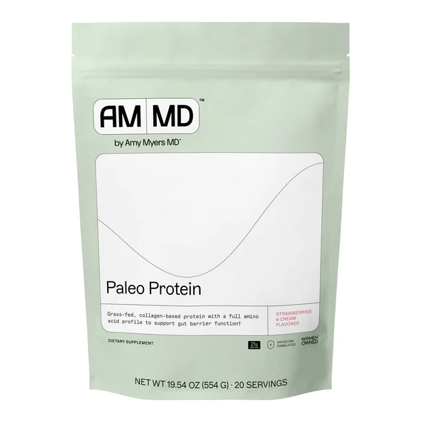 Amy Myers Paleo Protein | Strawberries & Cream | 20 Servings