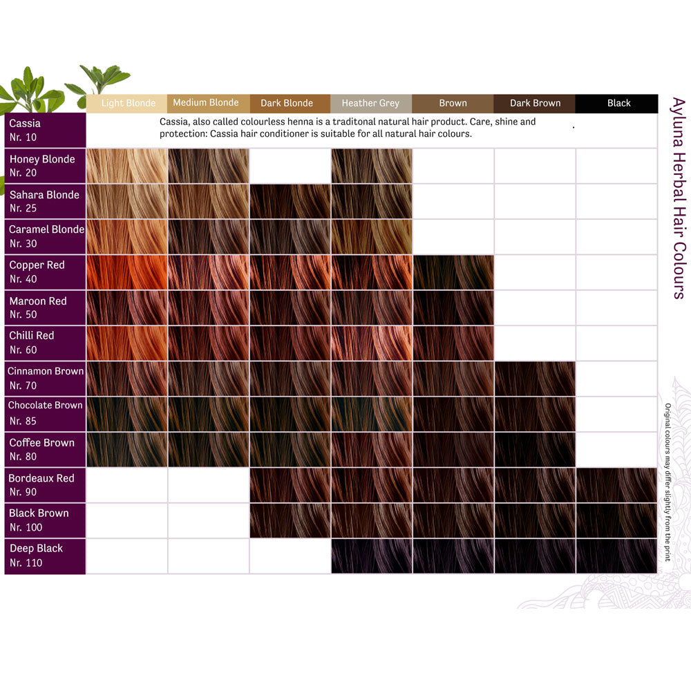 Ayluna Plant Based Hair Dye 70 Cinnamon Brown 100g