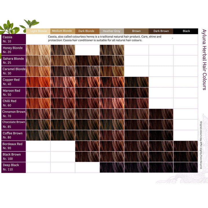 Ayluna Plant Based Hair Dye 70 Cinnamon Brown 100g
