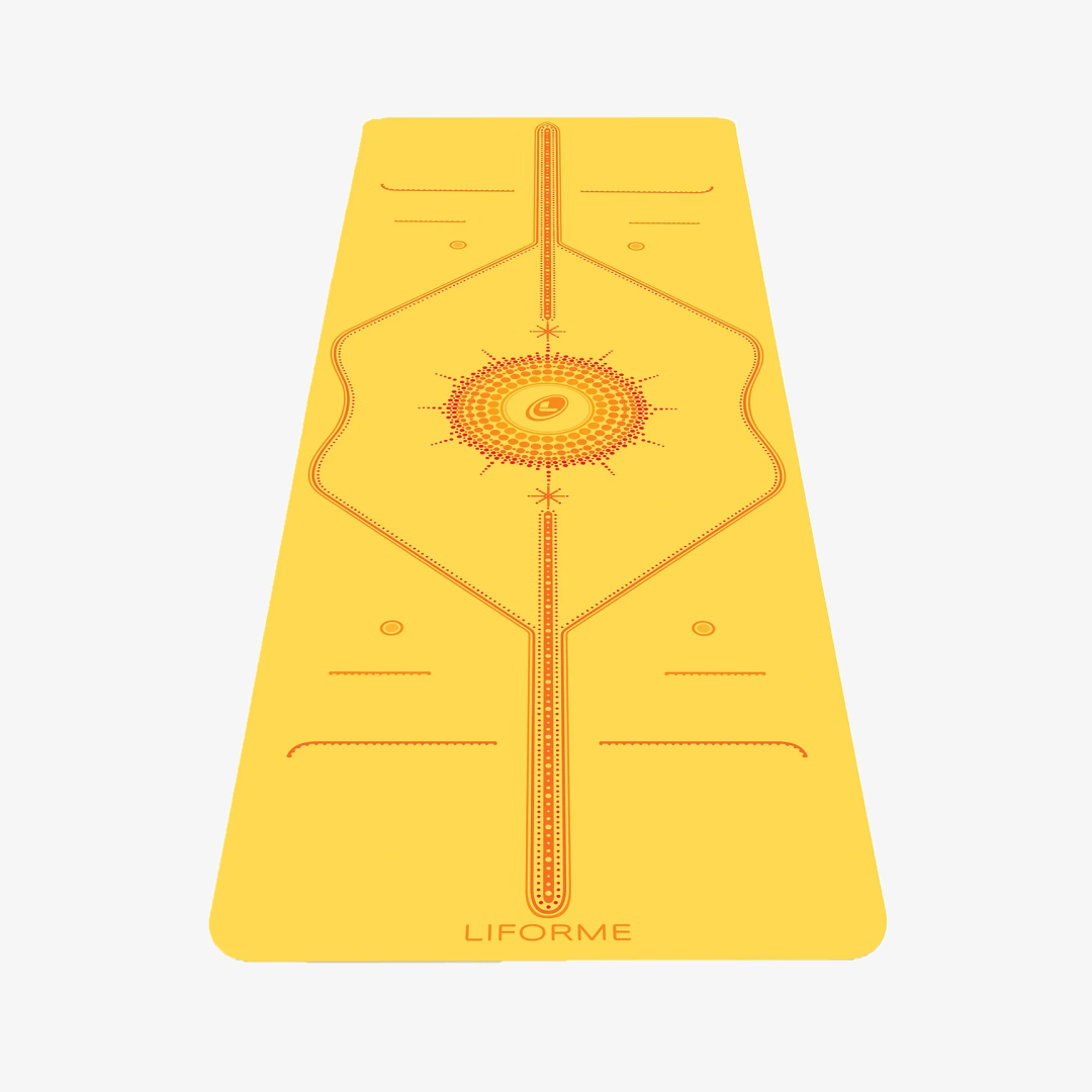 Radiant Sun Yoga Mat - Yellow