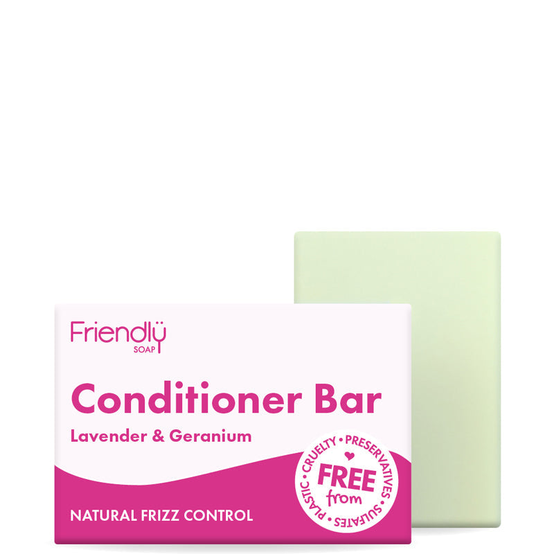Friendly Soap Conditioner Bar Lavender & Geranium 90g