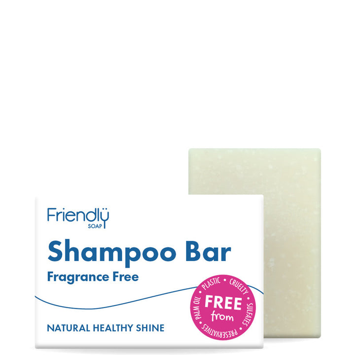 Friendly Soap Shampoo Bar Fragrance Free 95g