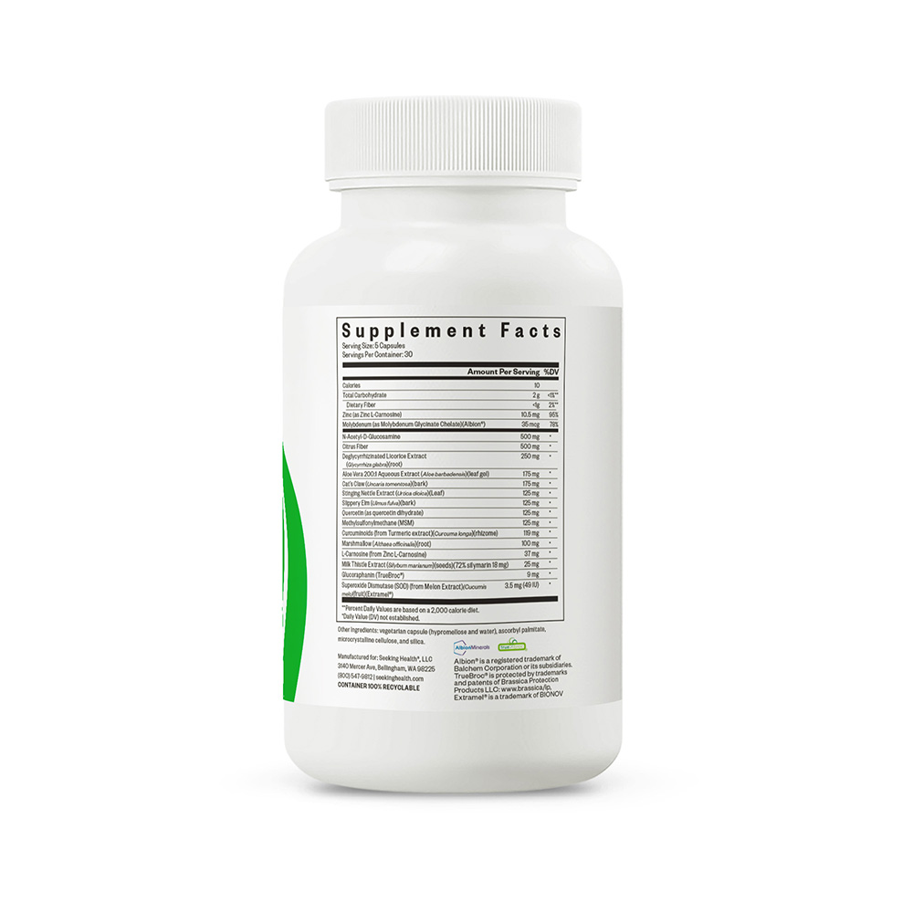 Gut Nutrients | 150 Capsules | Seeking Health
