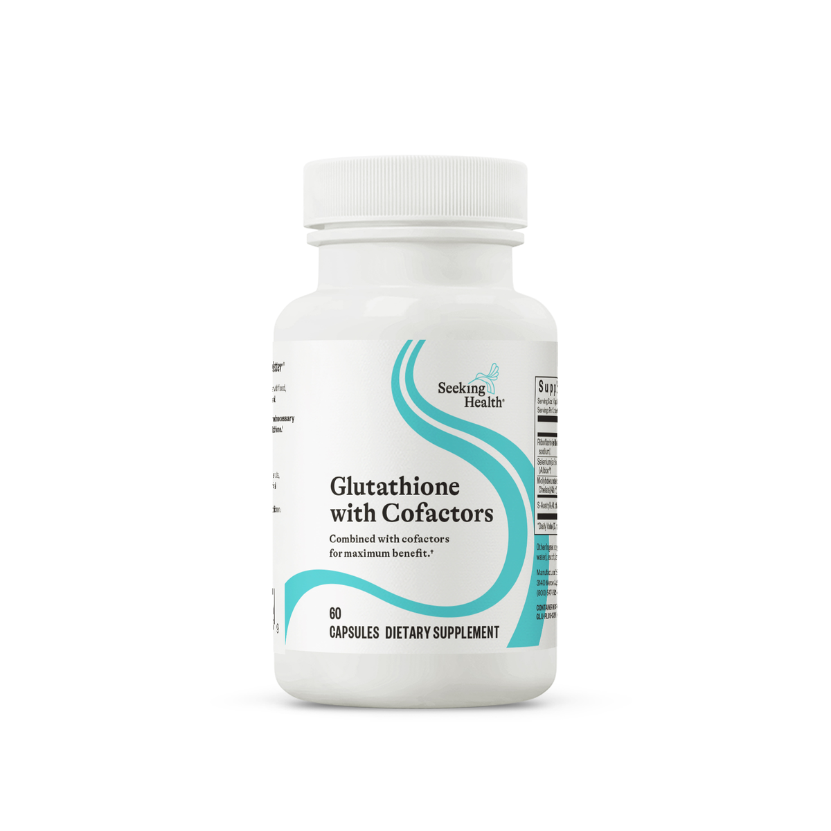 Glutathione with Cofactors | 60 Capsules | Seeking Health