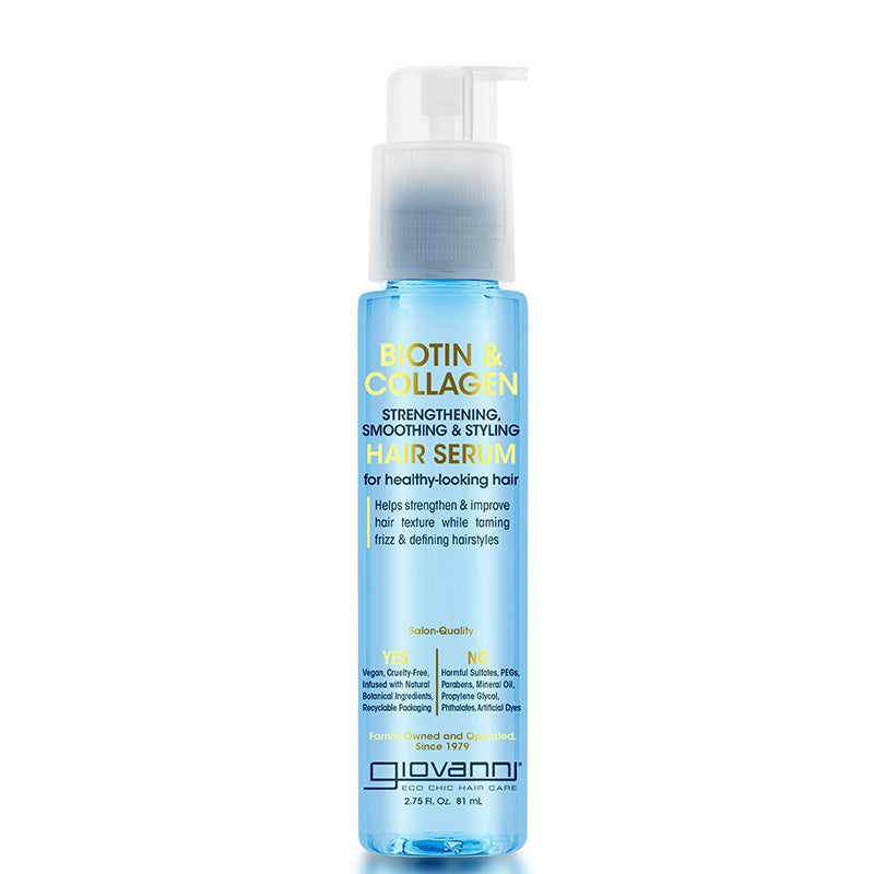 Giovanni Biotin & Collagen Strengthening, Smoothing & Styling Hair Serum 81ml