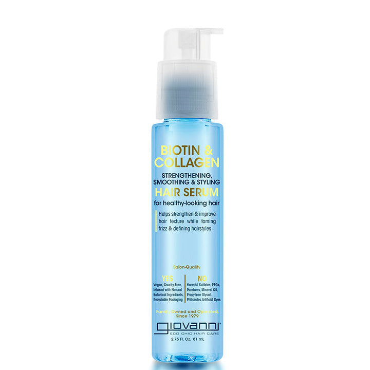 Giovanni Biotin & Collagen Strengthening, Smoothing & Styling Hair Serum 81ml