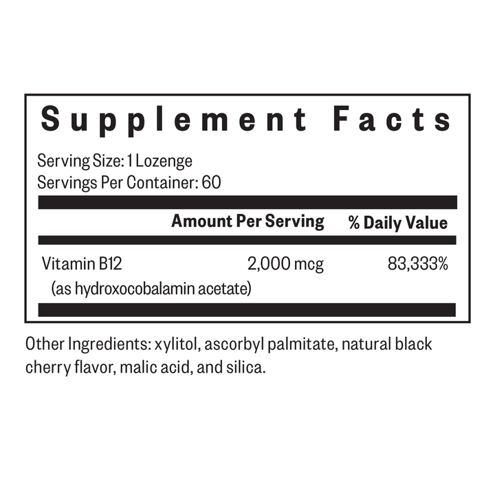 Hydroxo B12 | 60 Lozenges