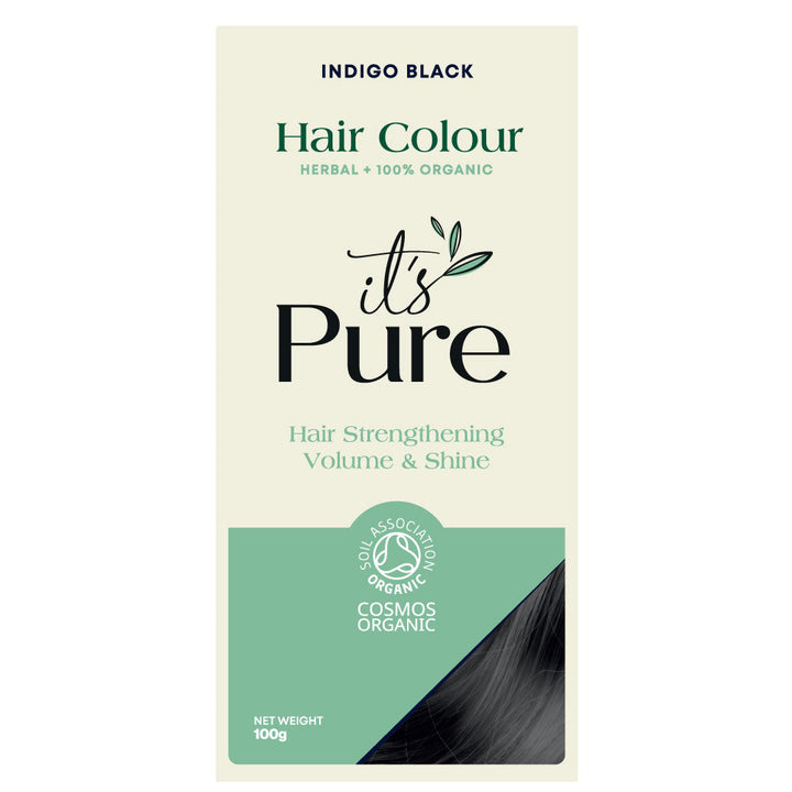 It's Pure Herbal Hair Colour Indigo Black 100g