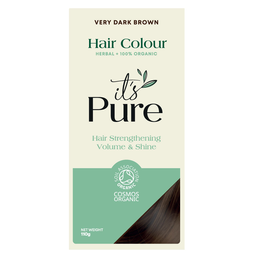 It's Pure Herbal Hair Colour Very Dark Brown 110g