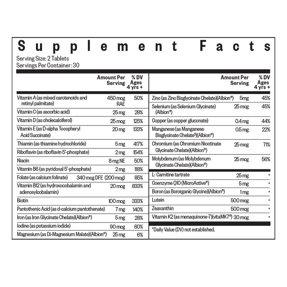 Kid's Multivitamin Chewable MF | 60 Tablets
