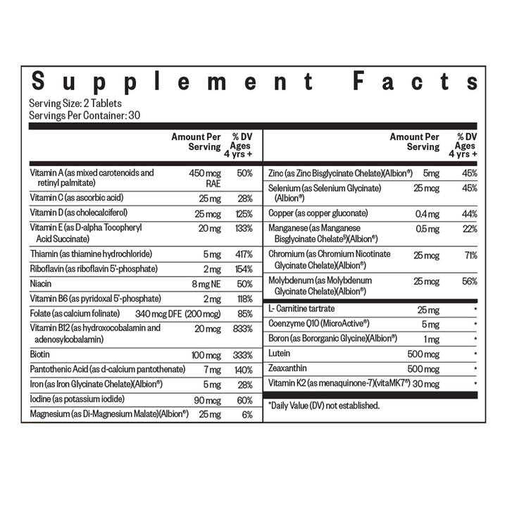 Kid's Multivitamin Chewable MF | 60 Tablets