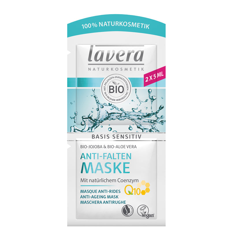 Lavera Basis Sensitiv Anti-Ageing Mask Q10 2x5ml