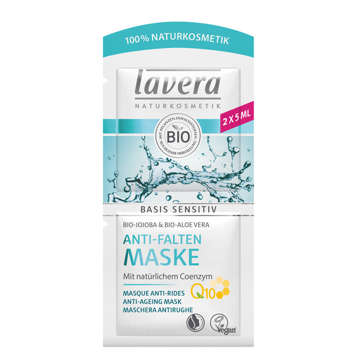 Lavera Basis Sensitiv Anti-Ageing Mask Q10 2x5ml
