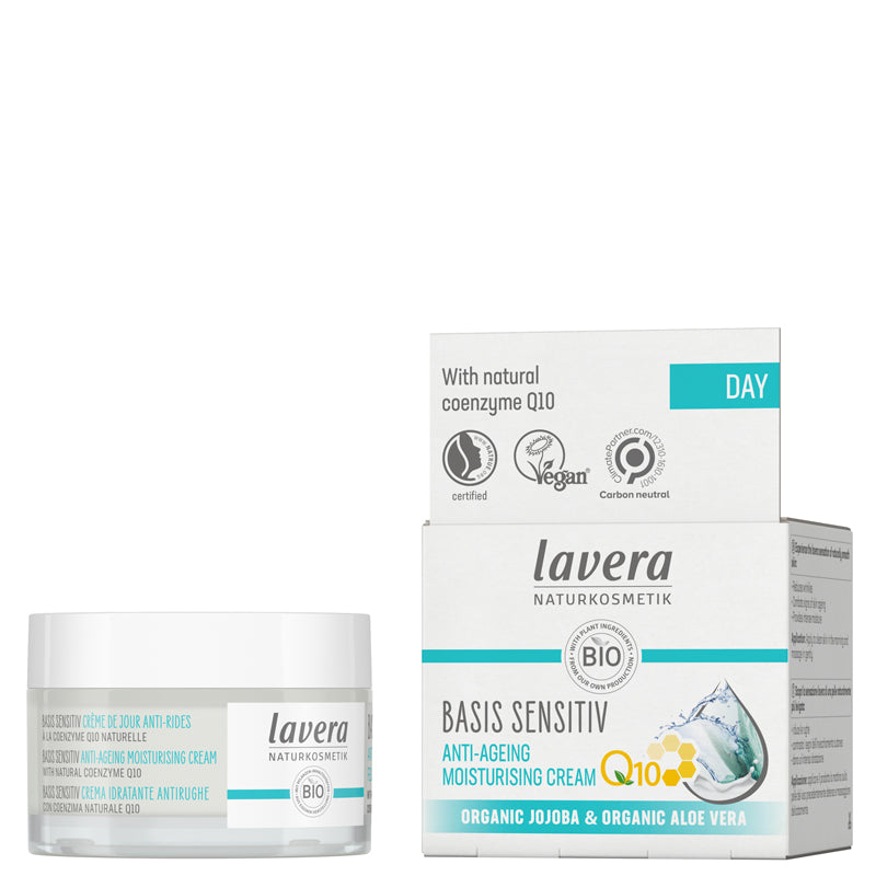 Lavera Basis Sensitiv Anti-Ageing Moisturising Cream Q10 50ml