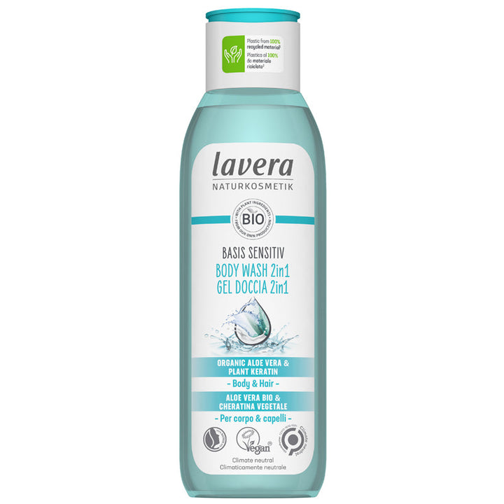 Lavera Basis Sensitiv Body Wash 2in1 250ml