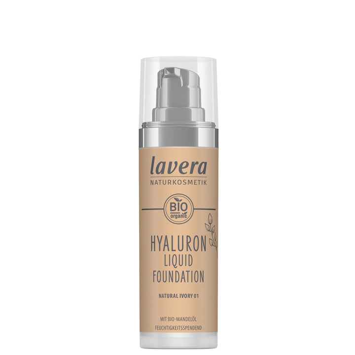 Lavera Hyaluron Liquid Foundation Natural Ivory 01
