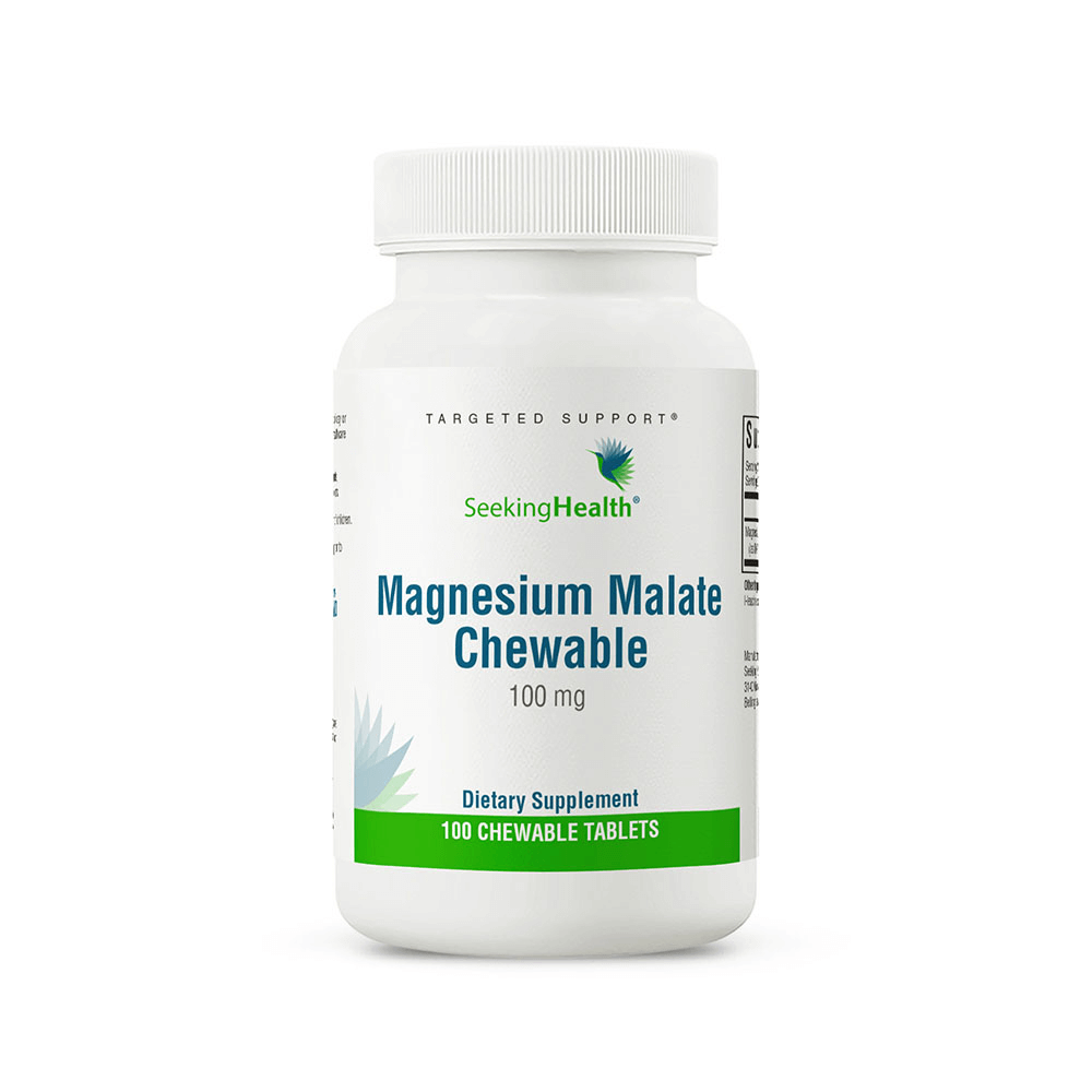 Magnesium Malate Chewable | 100 Tablets