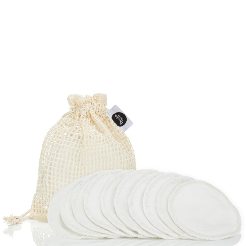 Nourish London Reusable Bamboo Cleansing Pads Pack of 10