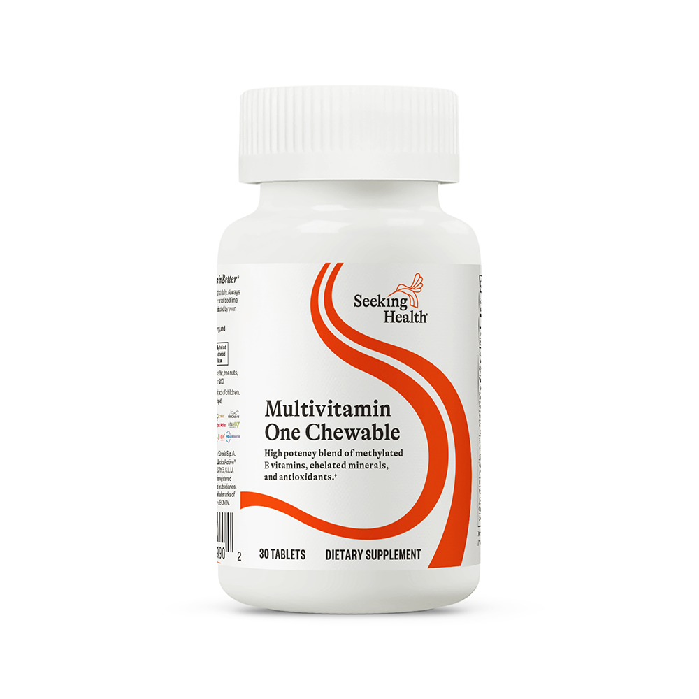 Multivitamin One Chewable | 30 Tablets (Formerly Optimal Multivitamin Chewable)
