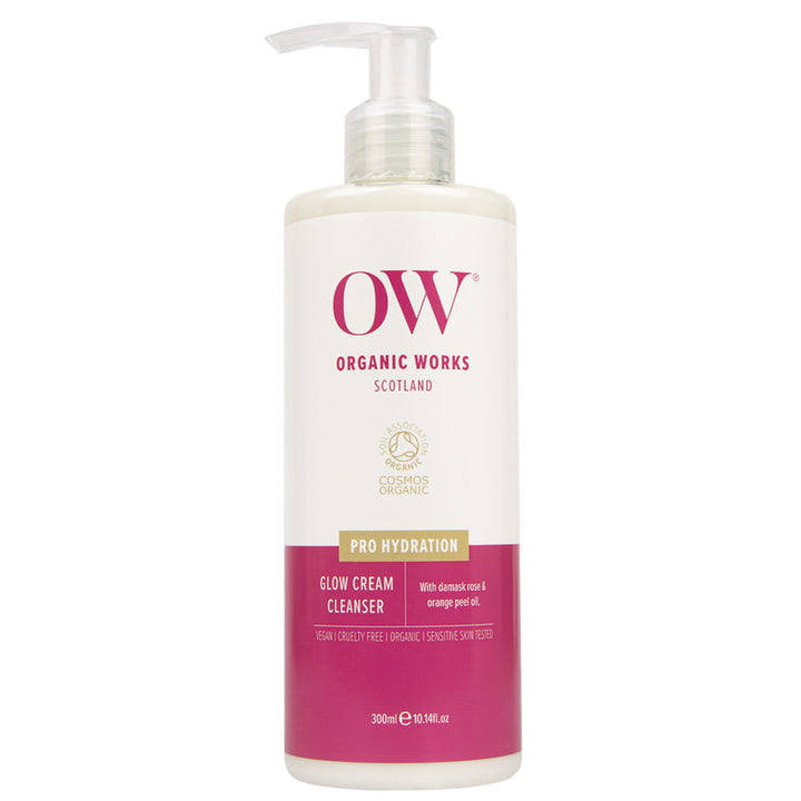 Organic Works Glow Cream Cleanser 300ml