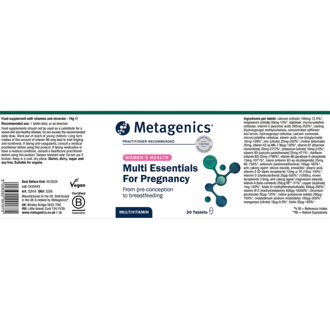 Multi Essentials for Pregnancy | 60 Tablets
