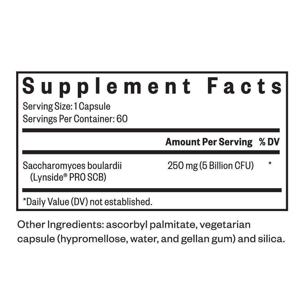 Saccharomyces Boulardii | 60 Capsules | Seeking Health