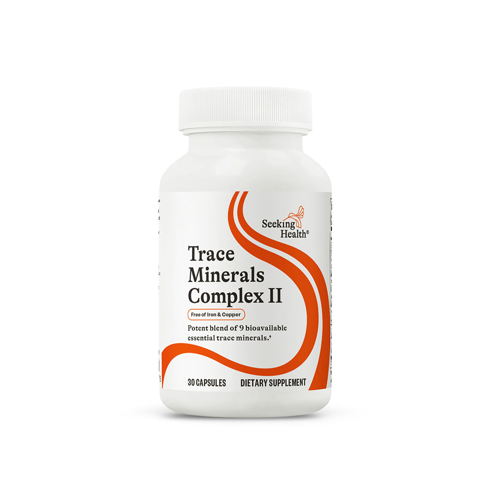 Trace Minerals Complex II - 30 Capsules - Iron & Copper Free