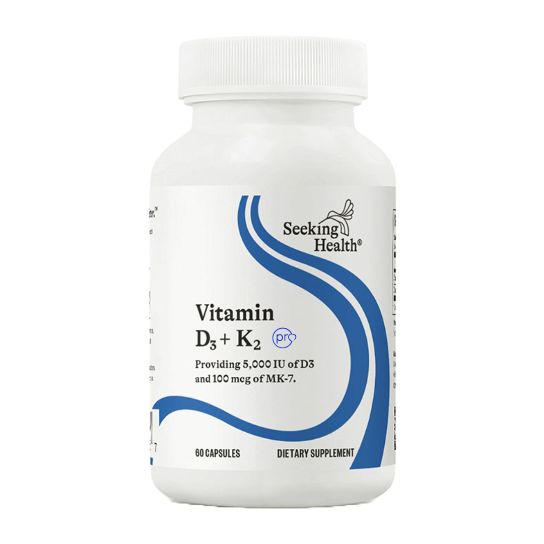 Vitamin D3 + K2 | 60 Capsules | Seeking Health