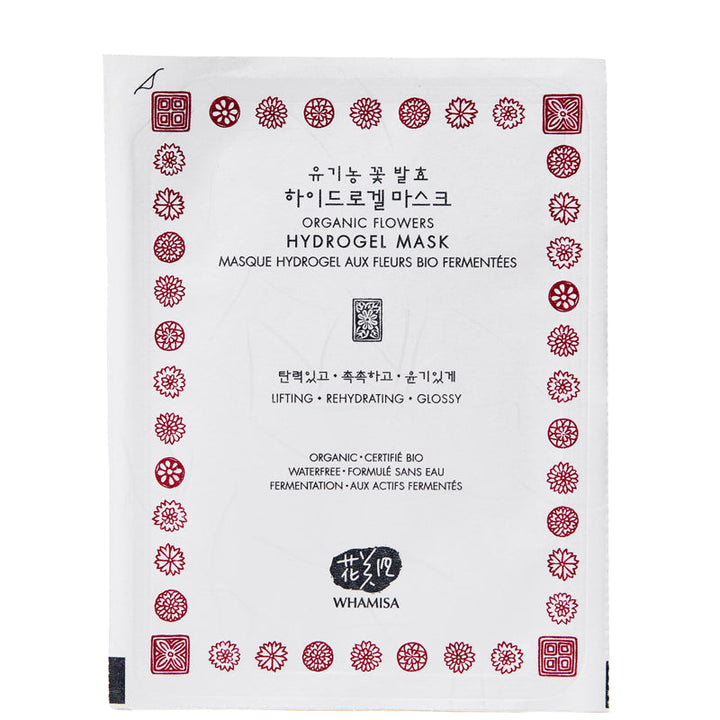 Whamisa Organic Flowers Hydrogel Mask 33g