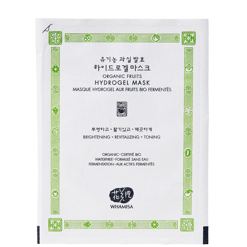 Whamisa Organic Fruits Hydrogel Mask 33g