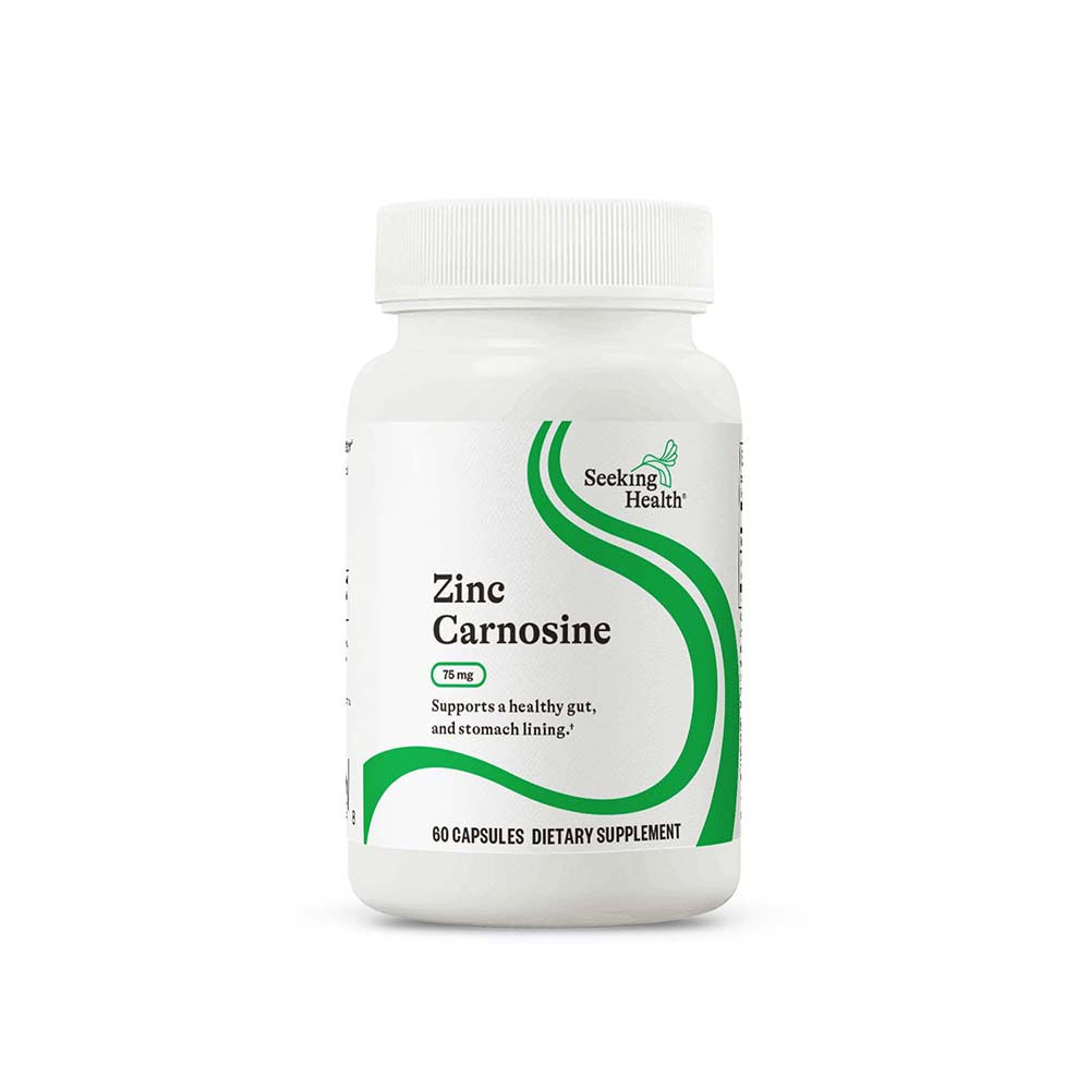 Zinc Carnosine | 60 Capsules | Seeking Health