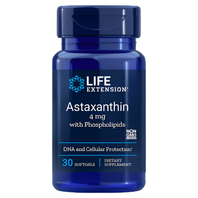 Astaxanthin with Phospholipids | 30 Soft gels | Life Extension