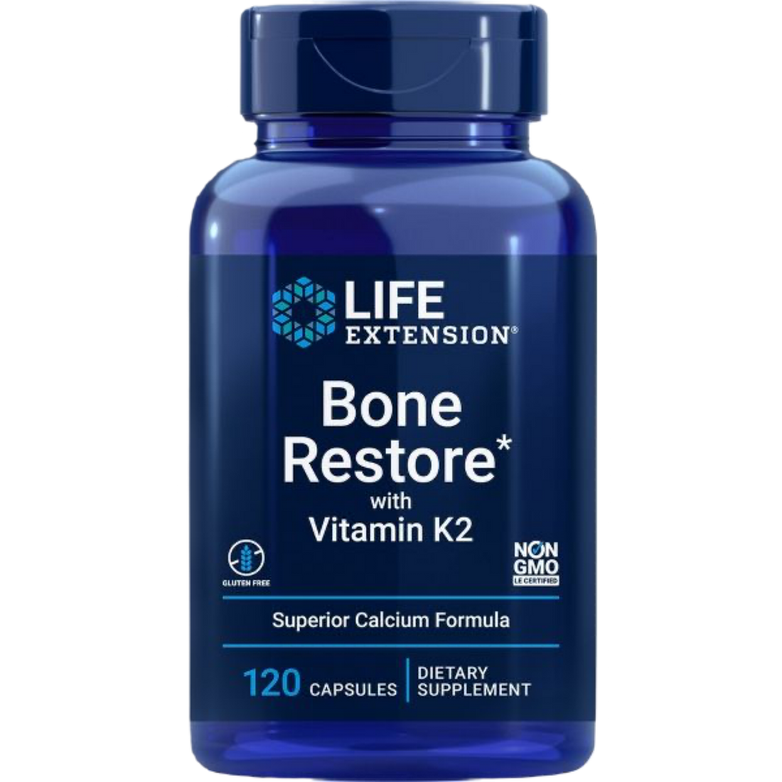 Bone Restore with Vitamin K2 | 120 Capsules | Life Extension