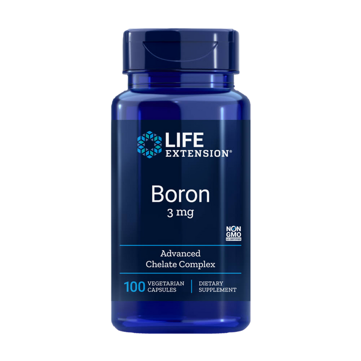 Boron 3mg | 100 Veg Capsules | Life Extension
