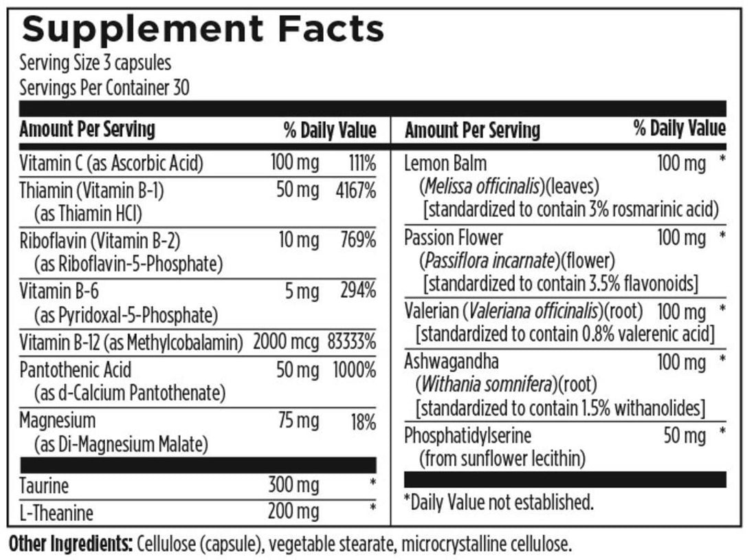 CatecholaCalm | Designs For Health | 90 Capsules