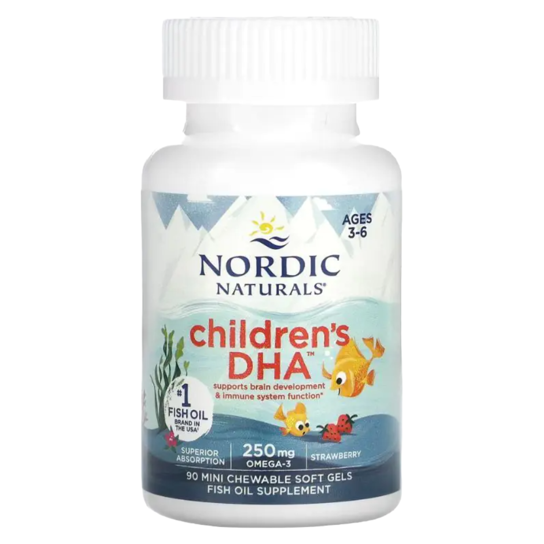 Children's DHA - Omega 3 - Strawberry - 90 mini softgels