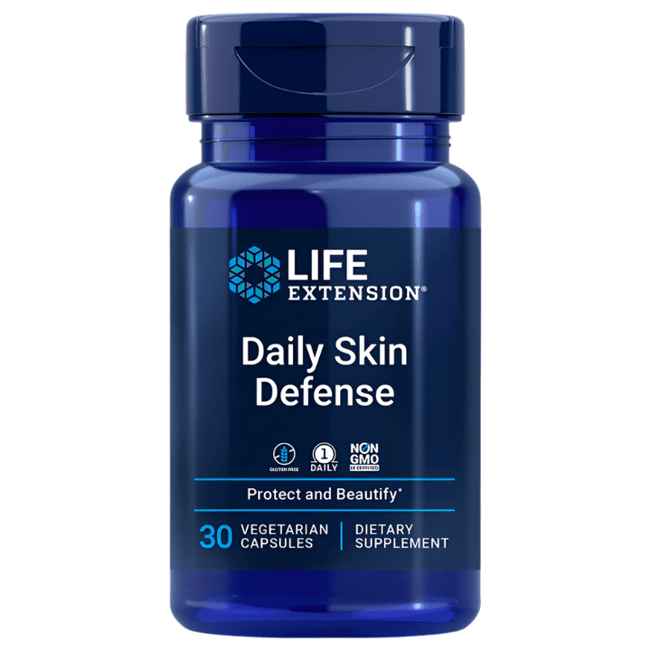 Daily Skin Defense | 30 Veg Caps | Life Extension