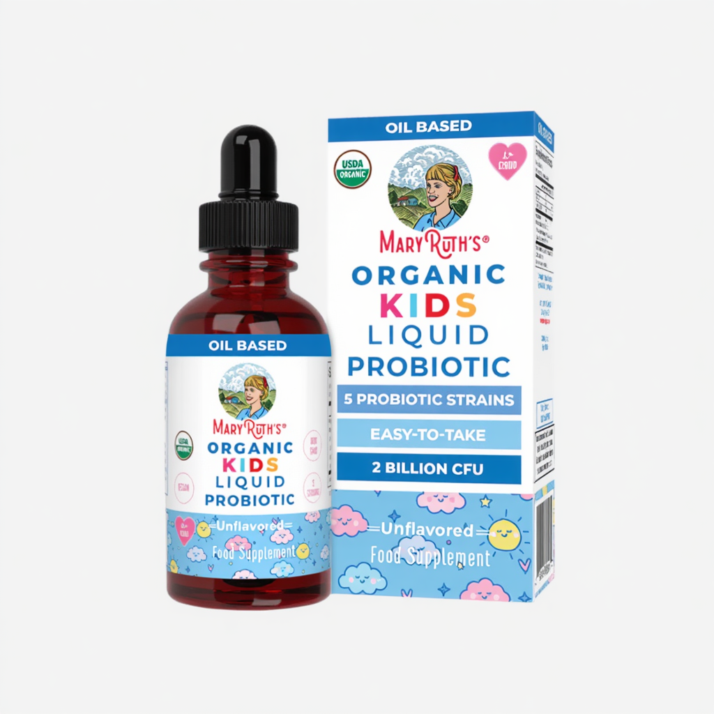 Organic Kids Vitamin D3 Liquid Drops - Orange