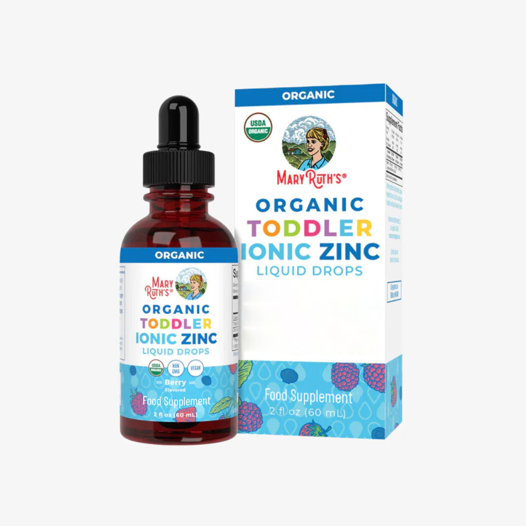 Organic Toddler Multivitamin Liquid Drops With Iron - Vanilla Orange