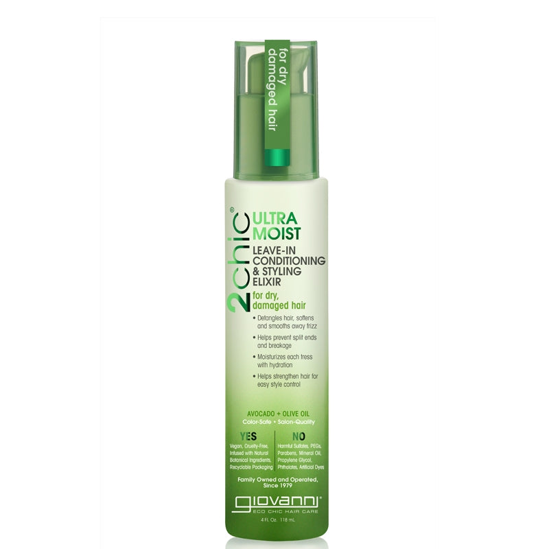 Giovanni 2chic Ultra-Moist Leave-In Conditioning & Styling Elixir 118ml