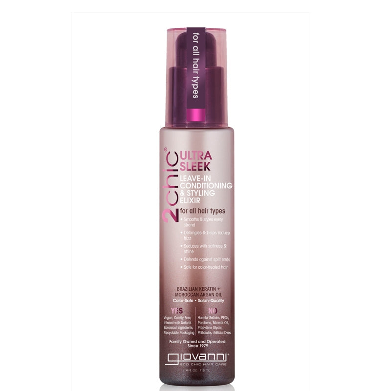 Giovanni 2chic Ultra-Sleek Leave-In Conditioning & Styling Elixir 118ml