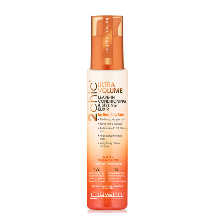 Giovanni 2Chic Ultra-Volume Leave-In Conditioning & Styling Elixir 118ml