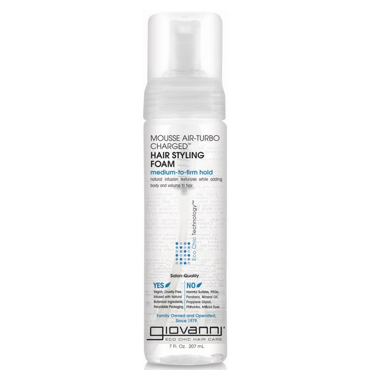 Giovanni Natural Mousse Hair Styling Foam 207ml