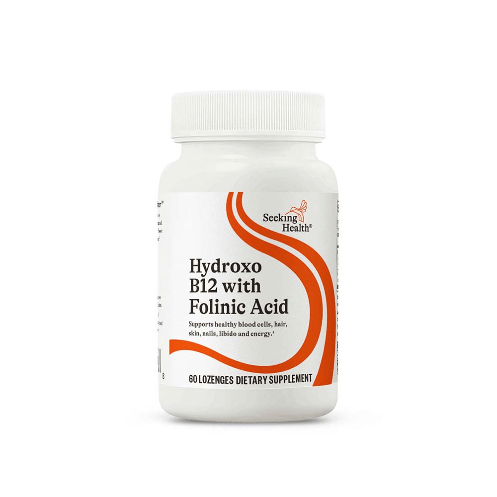 Hydroxo B12 with Folinic Acid | 60 Lozenges | Seeking Health